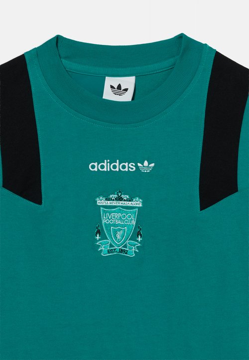 adidas LIVERPOOL KIDS TEE UNISEX - Sports T-shirt - equipment green/black — foto 4