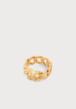 OFF-WHITE, ARROW CHAIN RING - Ring - gold-coloured