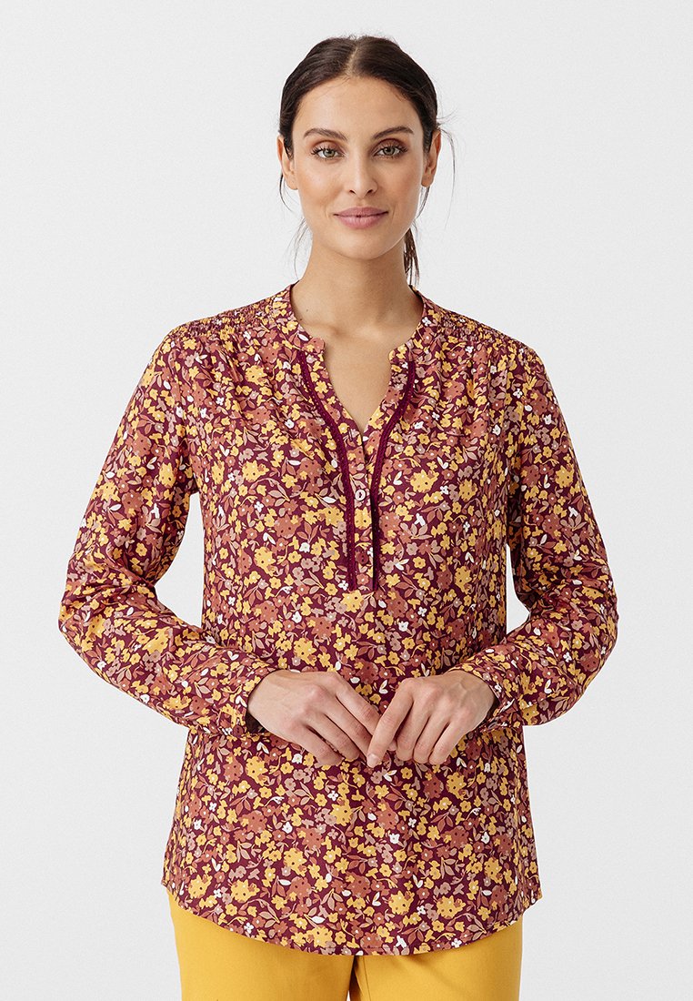 Damart Blouse bordeauxrood Damart Blouse bordeauxrood