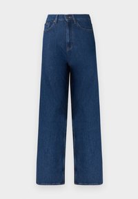 CLAIRE HIGH RISE  - Wide leg - denim dark