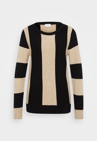 VILA Stickad tröja - beige