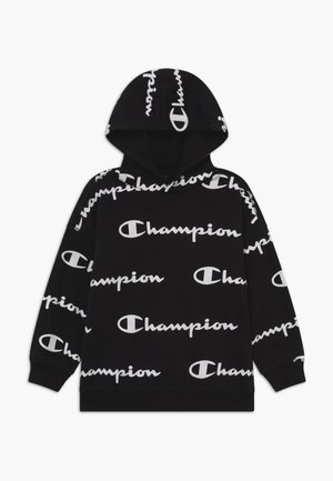 Felpa con cappuccio - black