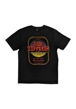 T-shirt Officiel Led Zeppelin - Concert Wembley 1971 - Noir - Neuf Avec étiquette