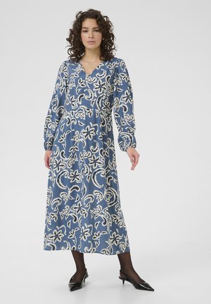DAHLIA - Freizeitkleid - bering sea white paisley