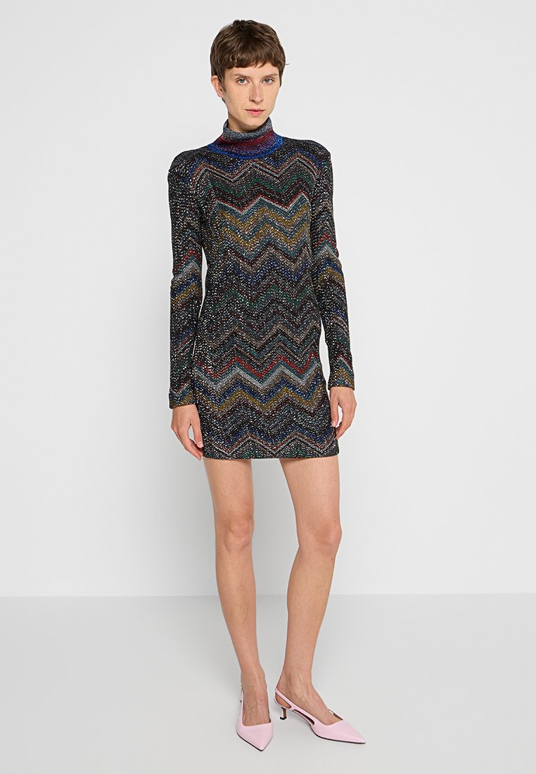 Missoni Gebreide jurk meerkleurig Missoni Gebreide jurk meerkleurig