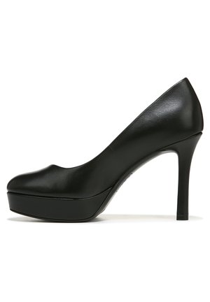 CAMILLA - Platform heels - black leather
