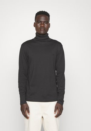 Calvin Klein ROLL NECK - Majica z dolgimi rokavi - black