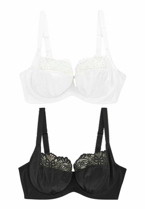 Next ULTIMATE SUPPORT NON
PAD FULL CUP 2 PACK - Reggiseno con ferretto - black white