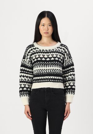 ONLY ONLALAIA LIFE O NECK - Vesta - birch/black