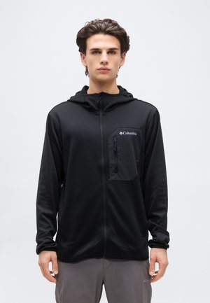 TALL HEIGHTS™ GRID FULL ZIP - Fleecejakke - black