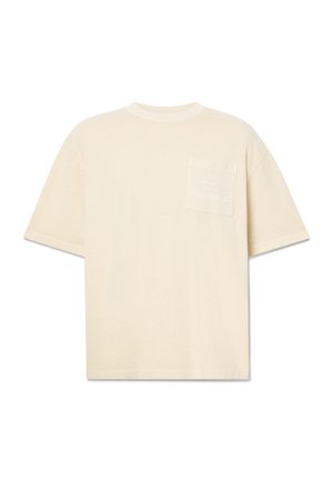 Timberland, GD HEAVYWEIGHT CHEST POCKET TEE - T-shirt basic - light beige