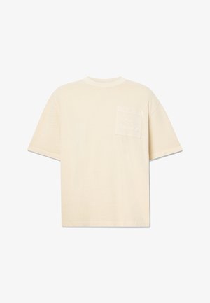 Timberland, GD HEAVYWEIGHT CHEST POCKET TEE - T-shirt basic - light beige