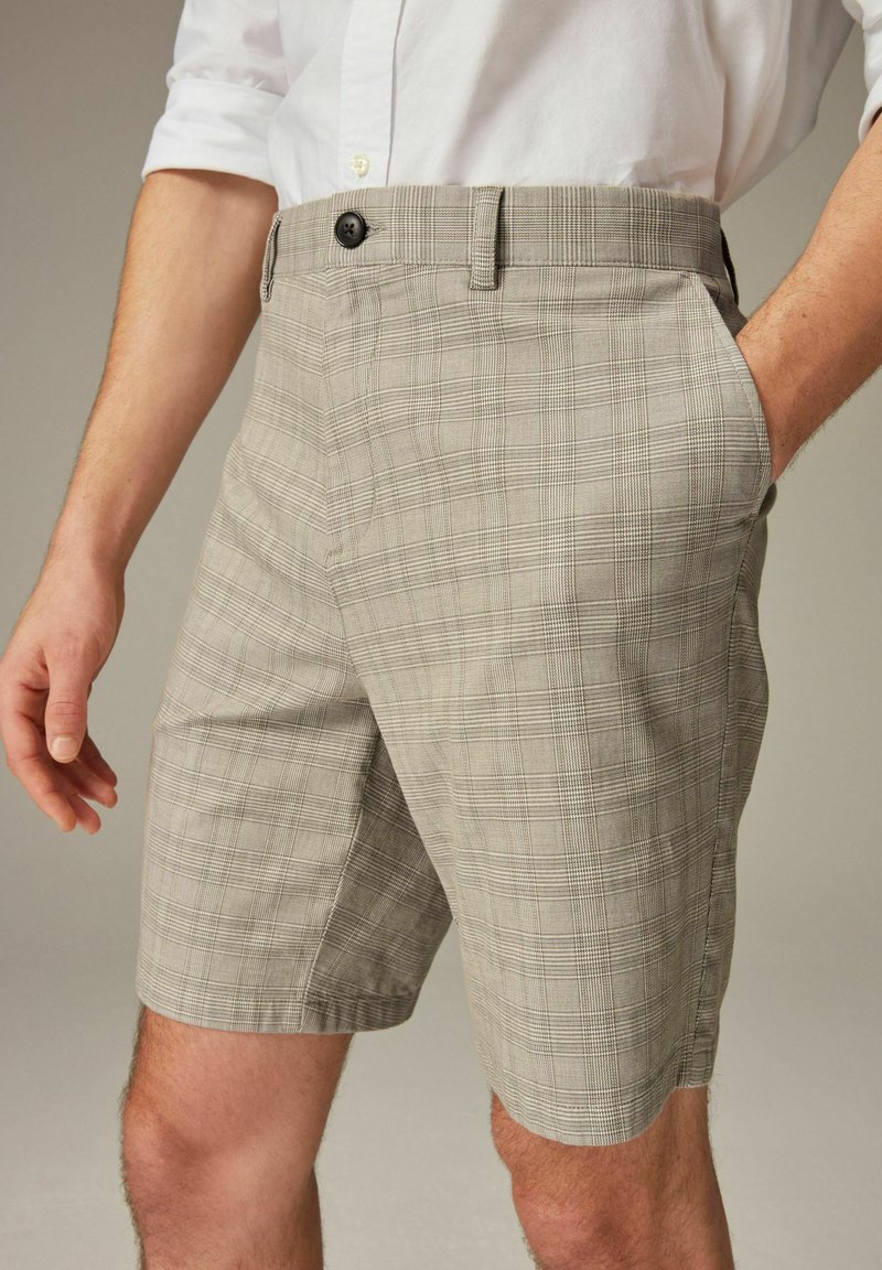 Next CHECK - REGULAR FIT - Šortky - stone