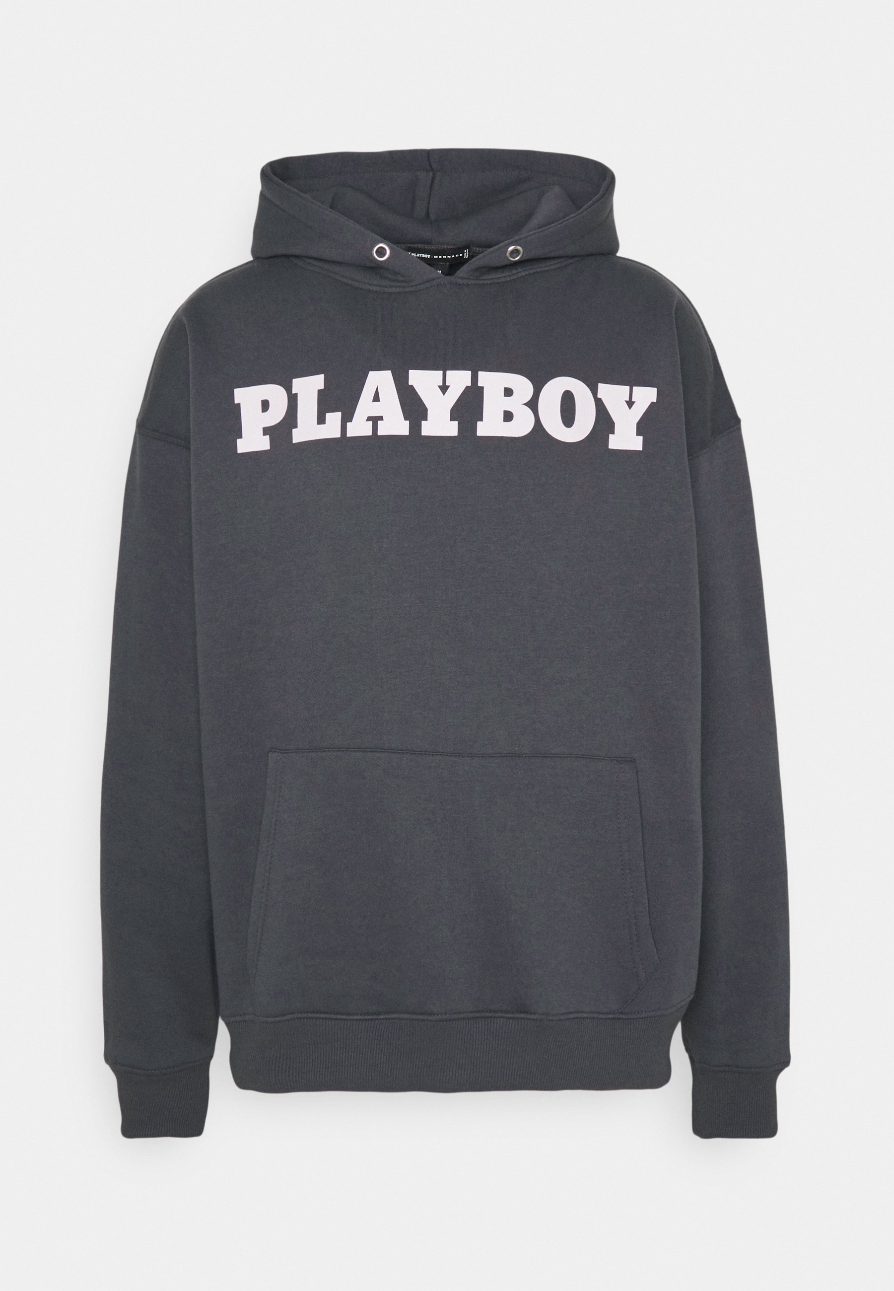 Mennace PLAYBOY X BIG BUNNY HOODIE UNISEX - Hoodie - charcoal/zwart -  Zalando.be