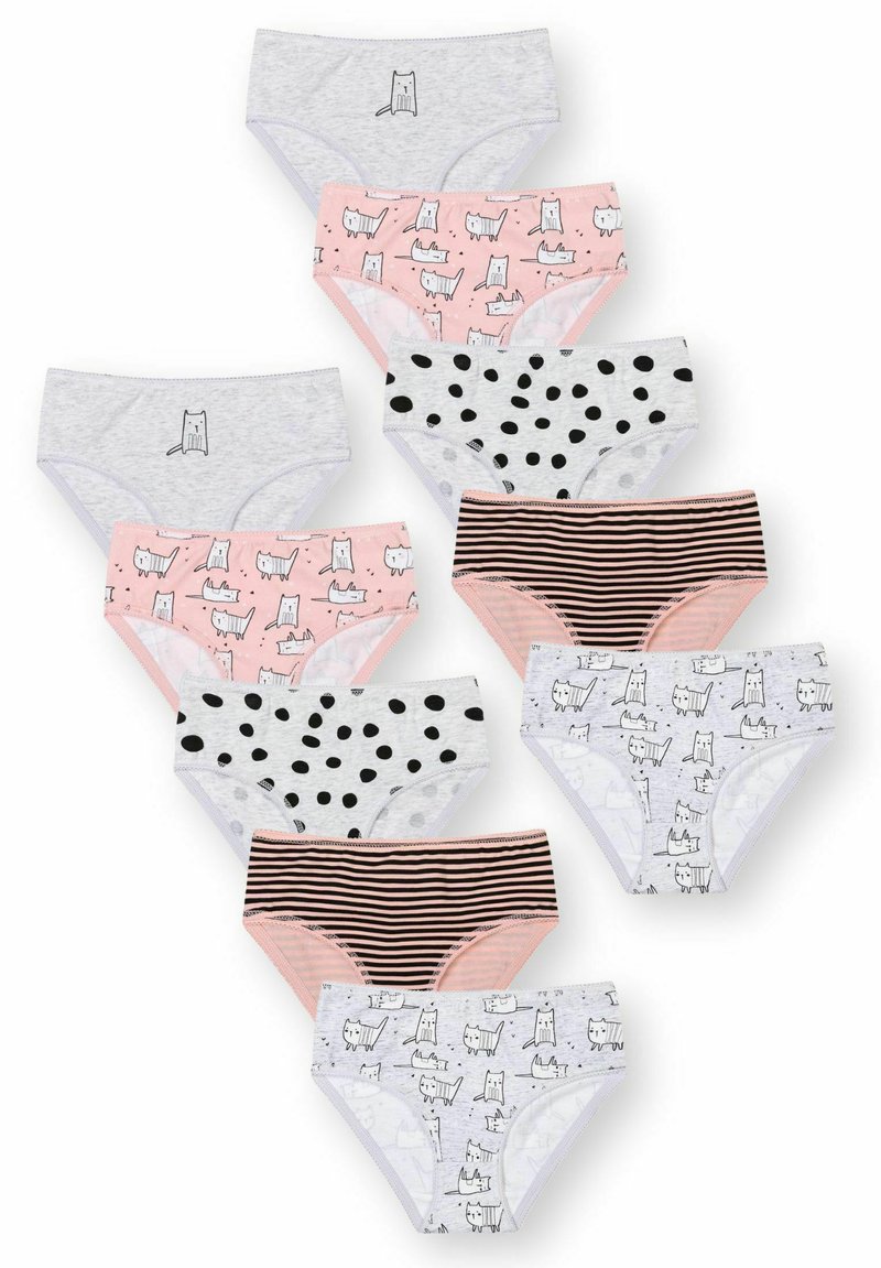 MINOTI 10 PACK KNICKERS  - Slip - grey orange