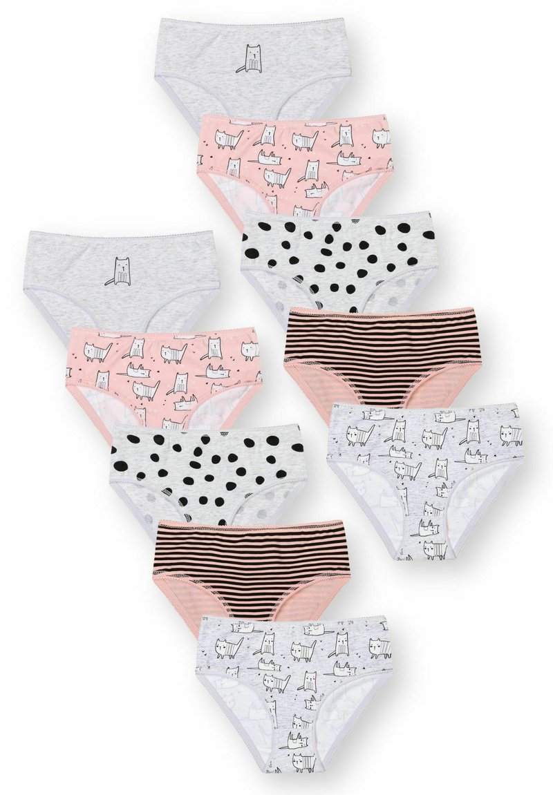 MINOTI - 10 PACK KNICKERS  - Trumpikės - grey orange, Padidinti