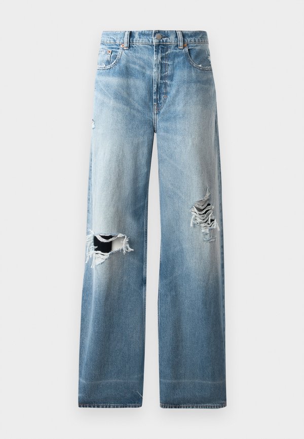 STRAIGHT PANTS - Straight leg jeans - matalia wash2
