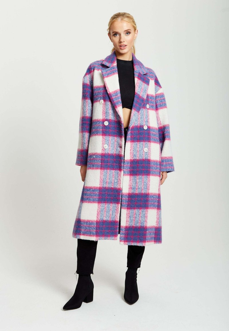 Liquorish Classic coat - pink