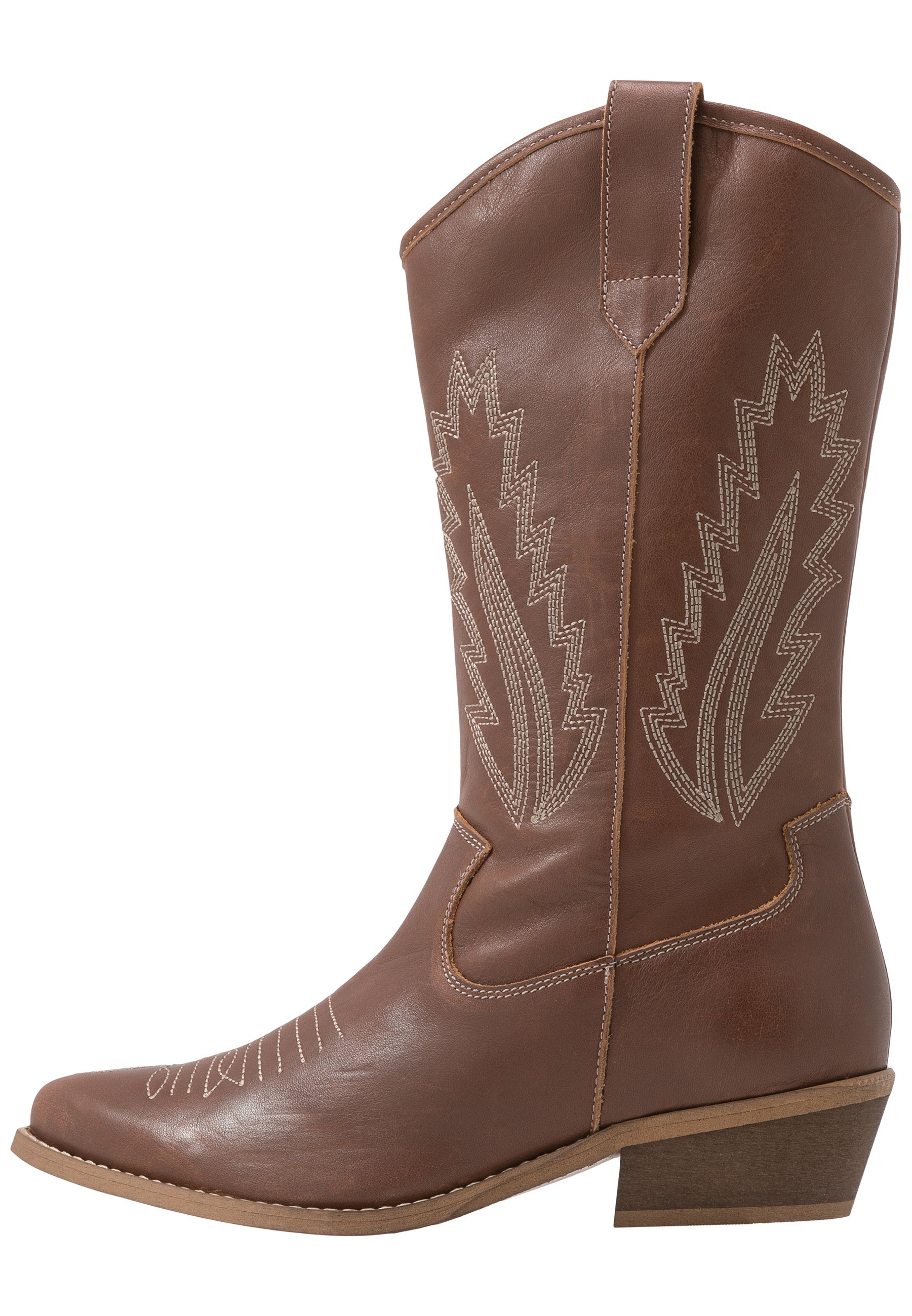 INSTA FEATHER Cowboy Bikerlaarzen cognac brown INSTA FEATHER Cowboy Bikerlaarzen cognac brown