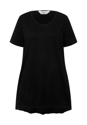Angel of Style RUNDHALS GERUNDETER - Basic T-shirt - black