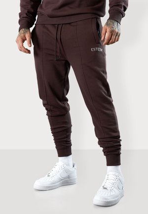BASIC 2.0 - Tracksuit bottoms - espresso