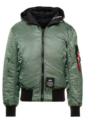 Alpha Industries HOODED PUFFER - Übergangsjacke - vintage green