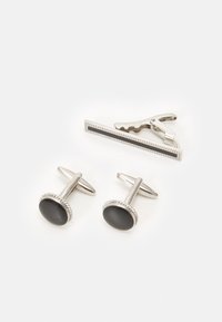 Pier One SET - Ozdobná vreckovka - black/silver-coloured