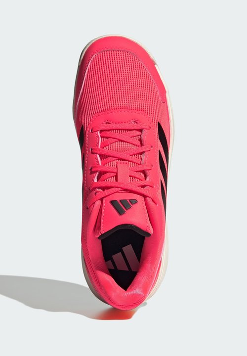 adidas CRAZYQUICK - Carpet court tennis shoes - solar turbo core black/off white — foto 3