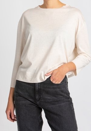 Camiseta de manga larga - beige