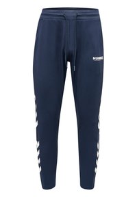 Hummel - LEGACY POLY TAPERED - Træningsbukser - blue nights white Miniaturebillede 1