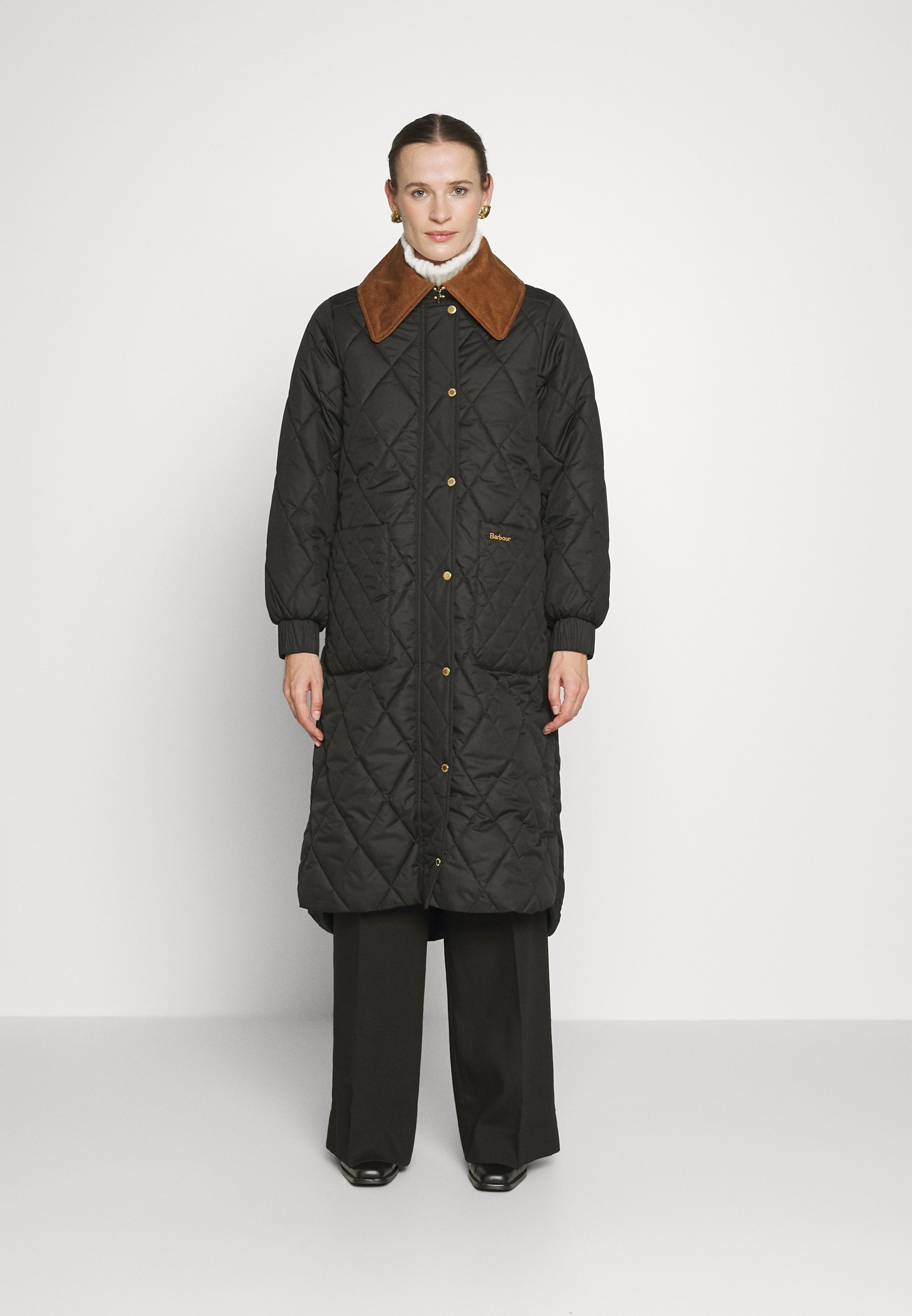 Barbour BARBOUR MARSETT QUILT - Winter coat - black - Zalando.co.uk