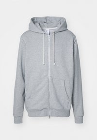 STANDARD ISSUE ZIP UP SWEATSHIRT - Camisola com fecho - dark grey heather/pale ivory