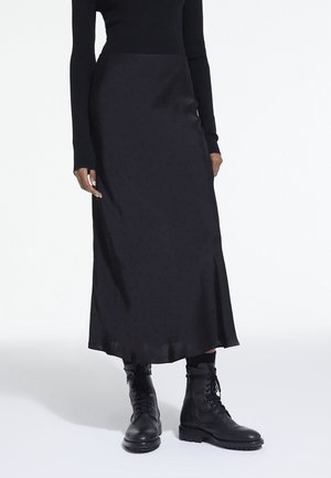 The Kooples Jupe trapèze - black