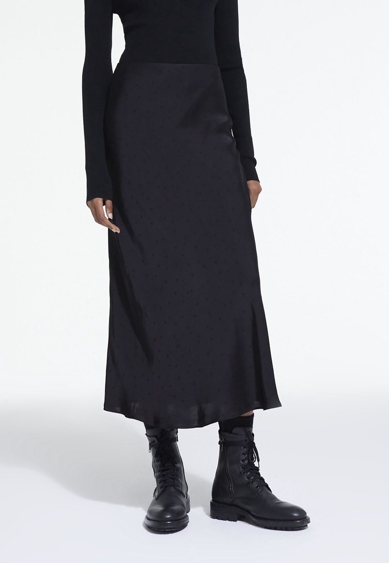 The Kooples Jupe trapèze - black