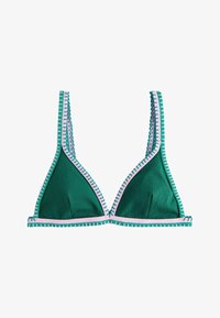 Neselectat, green pink whipstitch