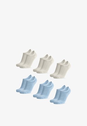 6 PACK - Calcetines tobilleros - light blue offwhite