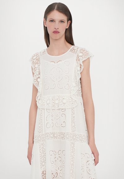 Sea DAHLIA EYELET MAXI DRESS - Velika haljina - pearl