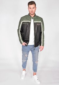 Maze Skinnjacka - black/green