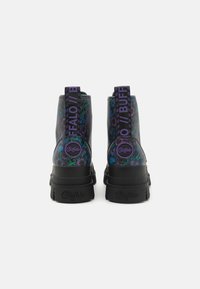 Buffalo ASPHA LACE UP HI - Botines con plataforma - blue/black
