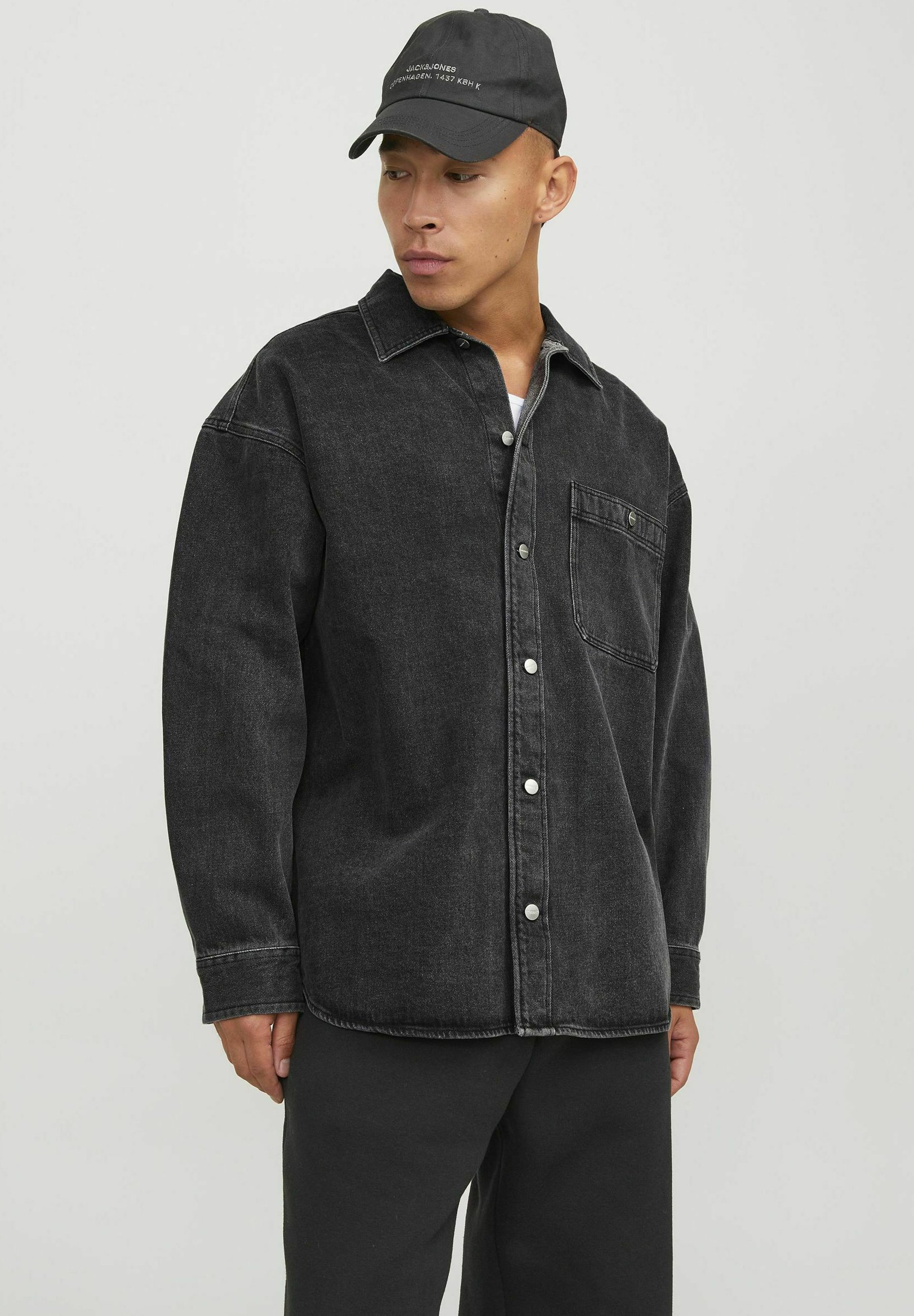 Massimo Dutti MOCK NECK SWEATER WITH ZIP - Pullover - grey/gris Massimo Dutti MOCK NECK SWEATER WITH ZIP - Pullover - grey/gris