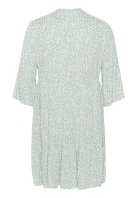 Kaffe Curve KCAMI - Dnevna haljina - granite green  chalk flower
