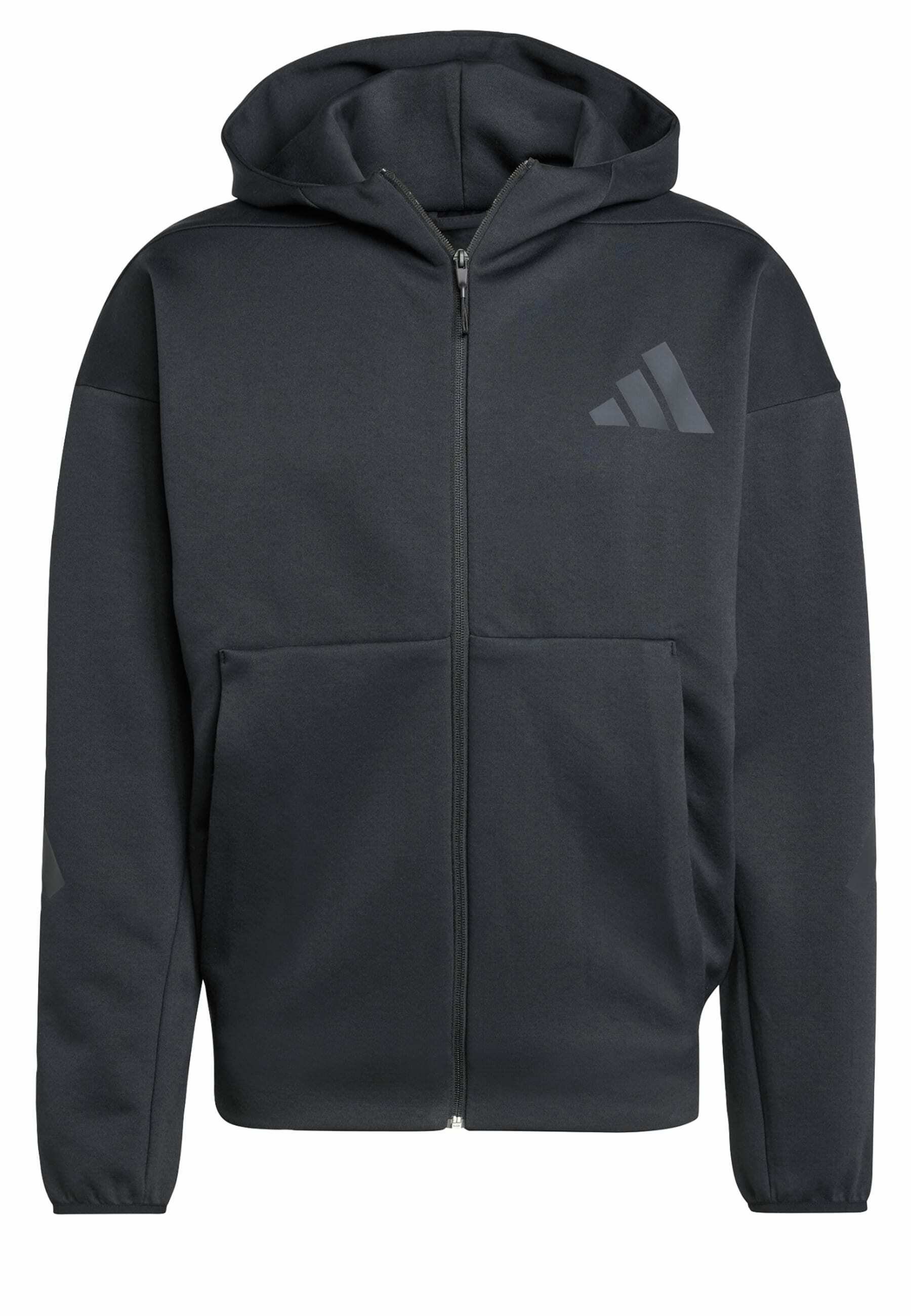 adidas Sportswear M Z N E FZ - Zip-up sweatshirt - black white