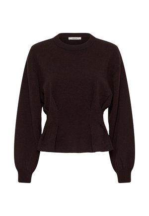 Gestuz, MANZI WAIST PULLOVER - Πουλόβερ - ganache