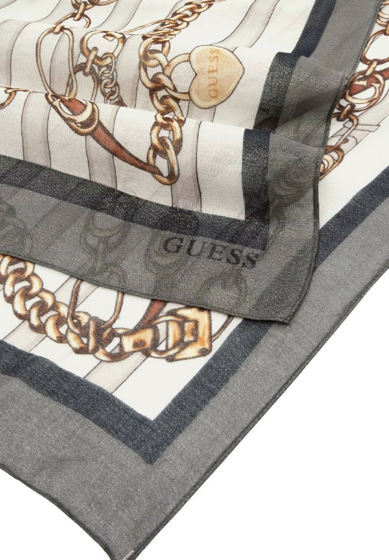 foulard guess sciarpa guess beige