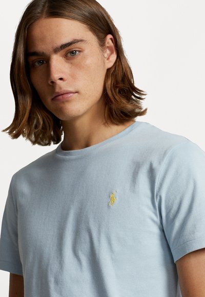 Polo Ralph Lauren CUSTOM SLIM FIT JERSEY CREWNECK T-SHIRT - Pamata T-krekls - alpine blue