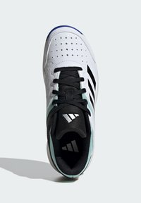 adidas Performance COURT STABIL - Chaussures de volley - cloud white   core black   lucid blue