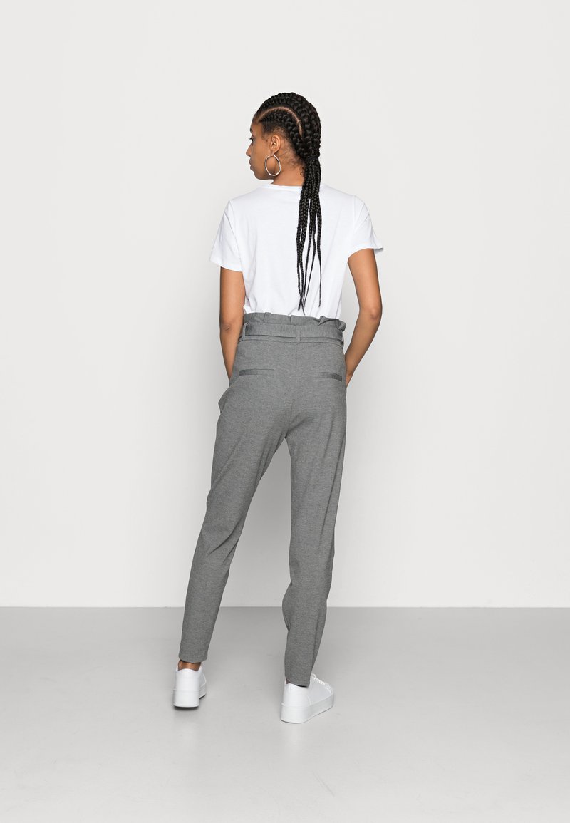 Vero Moda VMEVA HR PAPERBAG GA NOOS - chinos - medium grey/gris jaspeado - Zalando.es