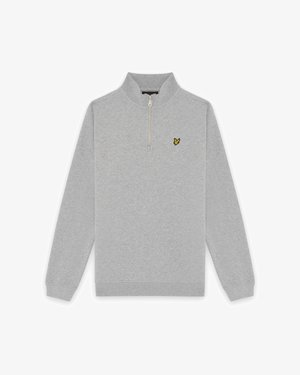 Lyle & Scott, QUARTER ZIP UNISEX - Φούτερ - light grey marl