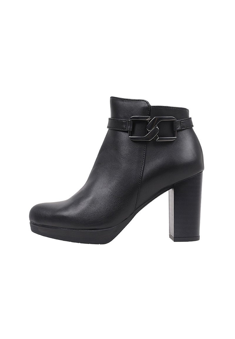 Sandra Fontán ROMA - Botines de tacón - black