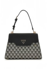 Guess WAVE HANDLE FLAP - Handtasche - mehrfarbig schwarz